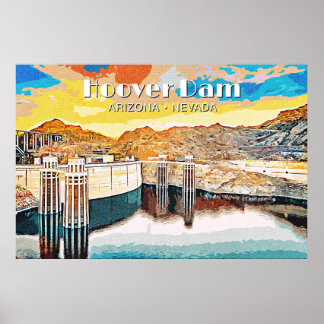 Hoover Dam Poster