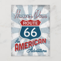 Hoover Dam Route 66 Vintage America