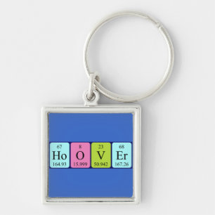 Hoover periodic table name keyring