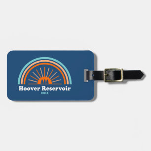 Hoover Reservoir Ohio Rainbow Luggage Tag
