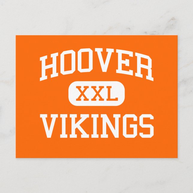 Hoover - Vikings - High School - North Canton Ohio Postcard (Front)