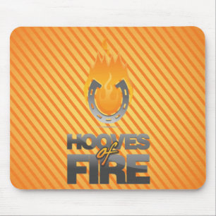 Hooves of Fire Logo Mousepad