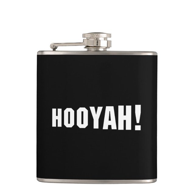 HOOYAH! HIP FLASK (Front)
