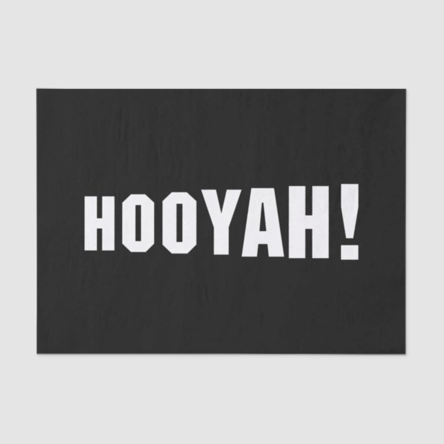 HOOYAH! TISSUE PAPER (Front)