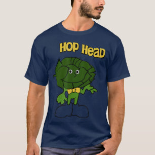 HOP HEAD Homebrewing, Homebrewer Craft Beer Lover T-Shirt