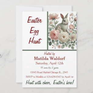 Hop & Hunt: Easter Egg Hunt Invitation