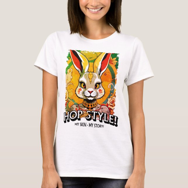 "Hop Into Style!" T-Shirt (Front)