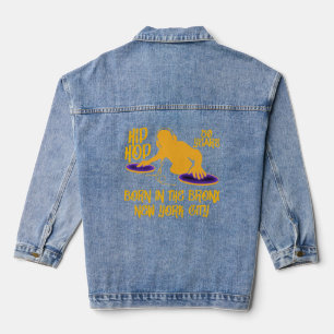 Hop Music 50th Anniversary Black History Dj Dance  Denim Jacket