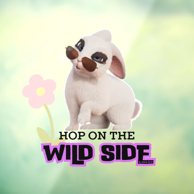 Hop on the Wild Side Window Cling (Sheet 3)
