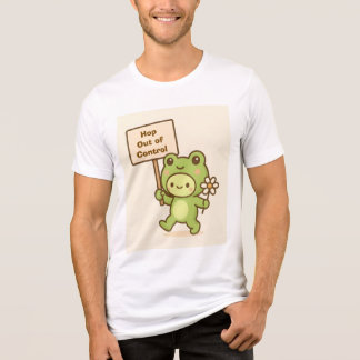 HOP Out of Control Frog Cute Whimsical Life Tri-Blend Shirt