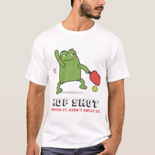Hop Shot Pickleball Frog T-Shirt