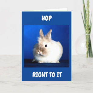 HOP TO IT AND *HAVE A HAPPY ANNIVERSARY* CARD
