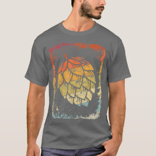 Hop Vintage Retro Craft Beer Lover Brewing Gift T-Shirt