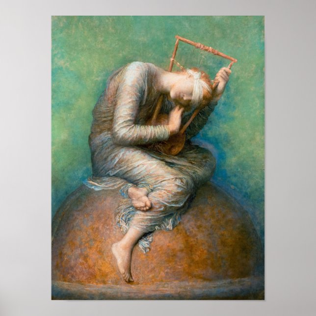 Hope, 1886 by George Frederic Watts Poster (Front)