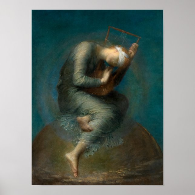 Hope, 1891 by George Frederic Watts Poster (Front)