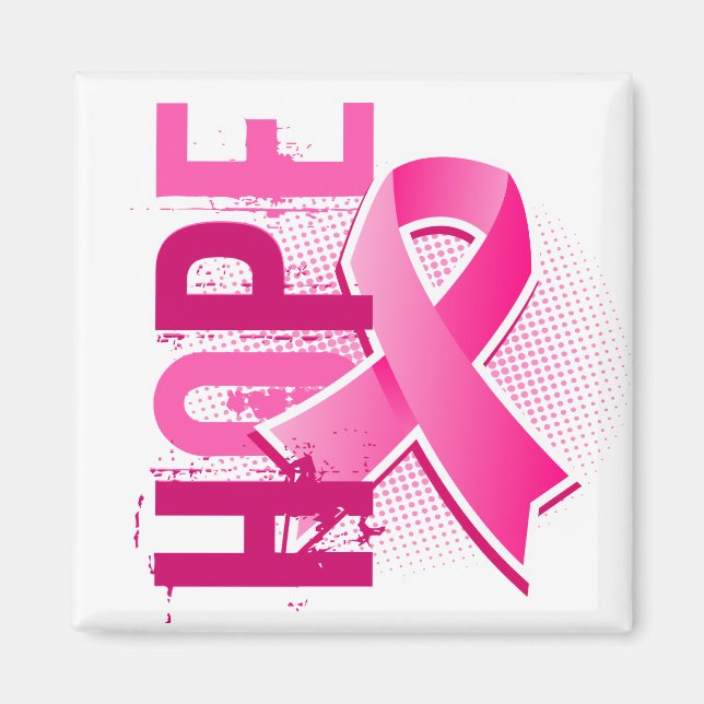 Hope 2 Breast Cancer Magnet (Front)