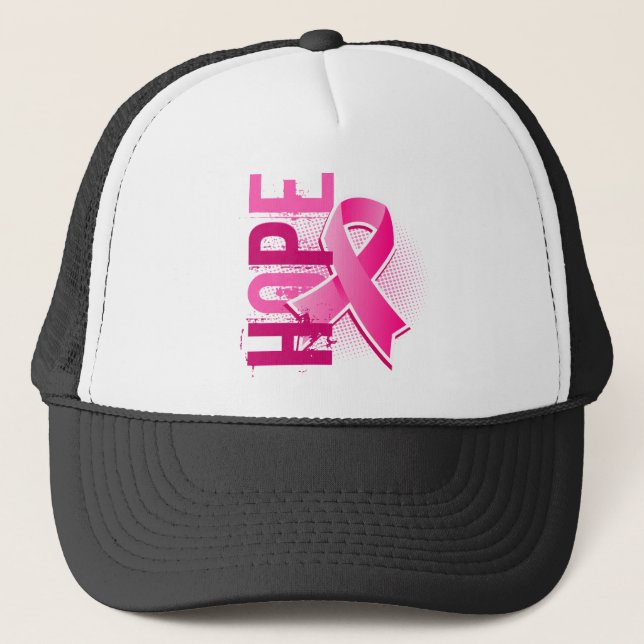 Hope 2 Breast Cancer Trucker Hat (Front)