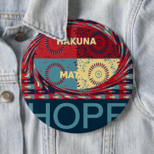 Hope 6 Cm Round Badge