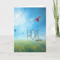 "Hope Again" Folded 5x 7 Encouragement Card