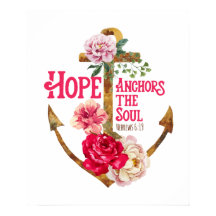 Hope Anchors the Soul Art Print