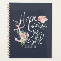 Hope Anchors The Soul Floral Religious