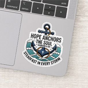 Hope Anchors the Soul Sticker