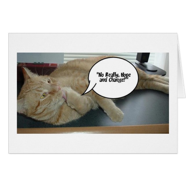 Hope and Change/Cat Humor (Front Horizontal)