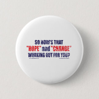 HOPE-and-Change-DST-TEE 6 Cm Round Badge