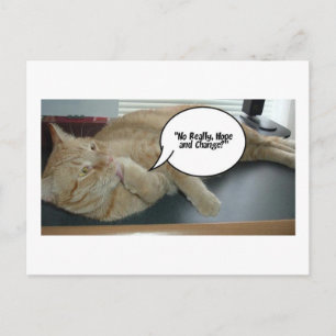 Hope and Change Postcard