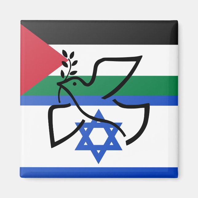 Hope and Peace in Middle East Magnet (Front)