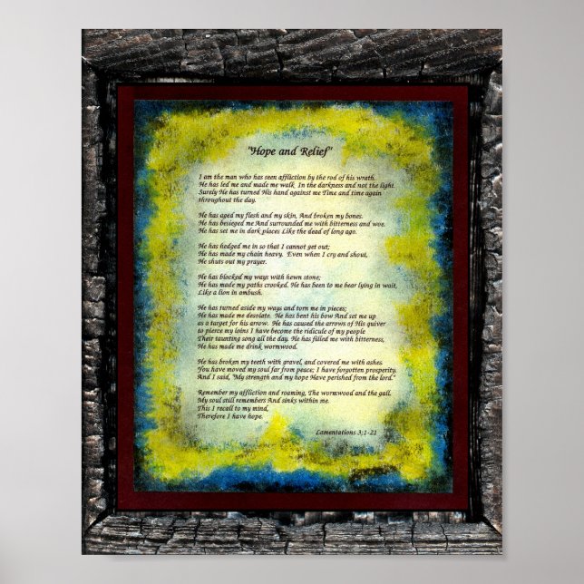 Hope and Relief Poster (Front)