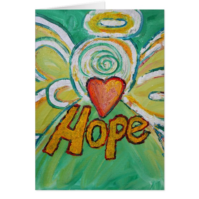 Hope Angel Greeting Card (Front)