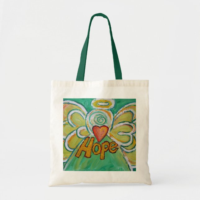 Hope Angel Word Art Bag Totes (Front)