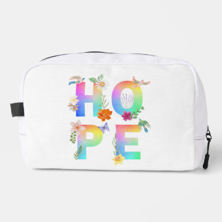 Hope Artistic Positive Motivational Inspirational Dopp Kit