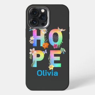 Hope Artistic Positive Motivational Inspirational iPhone 13 Pro Max Case