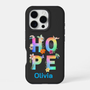 Hope Artistic Positive Motivational Inspirational iPhone 16 Pro Case