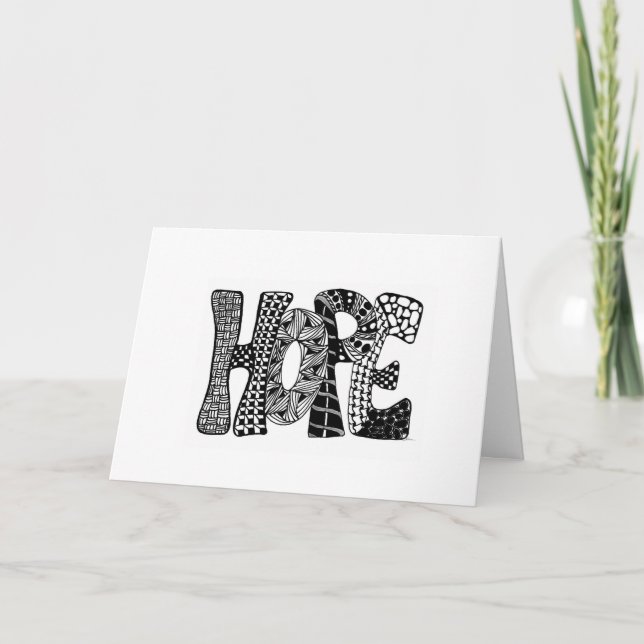 HOPE as an Inspirational Acronym Card (Front)