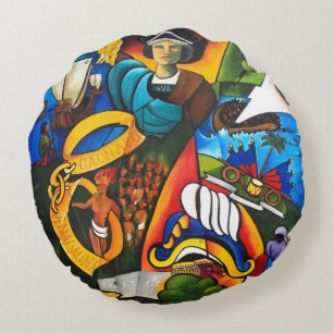 Hope at Sunrise 2007 Round Cushion