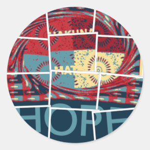Hope Be The Miracle Beautiful Lovely Inspirational Classic Round Sticker