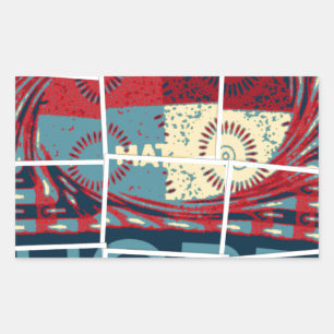 Hope Be The Miracle Beautiful Lovely Inspirational Rectangular Sticker