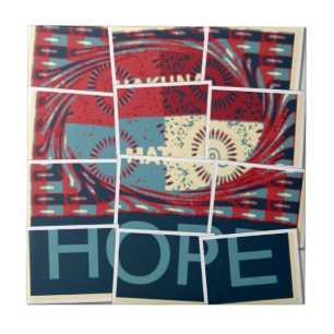 Hope Be The Miracle Beautiful Lovely Inspirational Tile