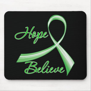 Hope Believe Traumatic Brain Injury Mouse Mat