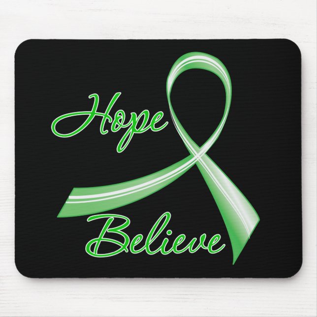 Hope Believe Traumatic Brain Injury Mouse Mat (Front)