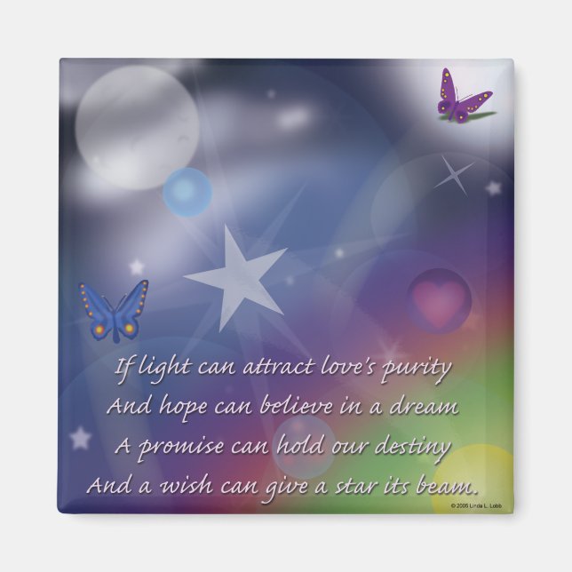 Hope believes in the dream magnet (Front)