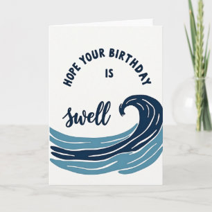 Hope Birthday Ocean Wave Card