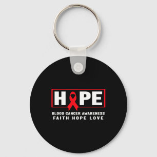 Hope Blood Cancer - Red Ribbon Blood Cancer Awaren Key Ring
