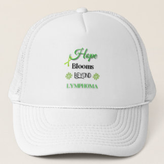 HOPE BLOOMS BEYOND LYMPHOMA/ AWARENESS UNISEX TRUCKER HAT