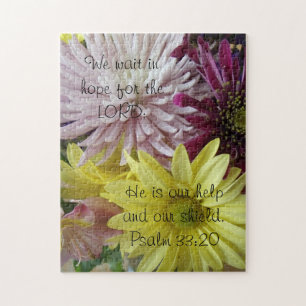 Hope Bouquet / Psalms Jigsaw Puzzle