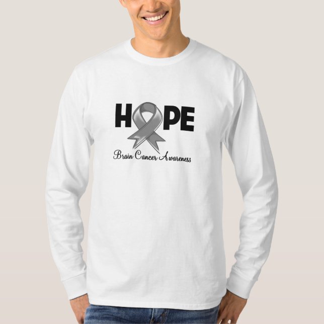 Hope Brain Cancer Awareness T-Shirt (Front)
