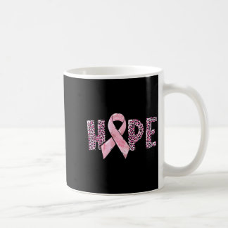 Hope - Breast Cancer Awareness Leopard Cheetah nk Coffee Mug